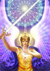 Archangel Michael with Sacred Geometry