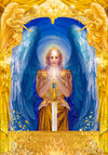 Archangel Michael with Sword of Blue Flame